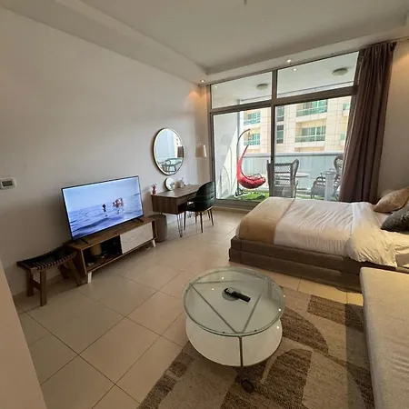 Modern Studio Apartment In Dubai Marina Exterior photo